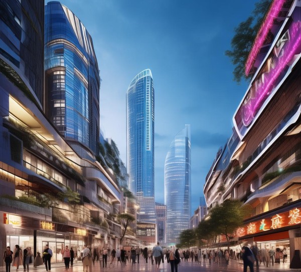 杭州滨江国际商贸城，城市地标与现代商业生态的完美融合